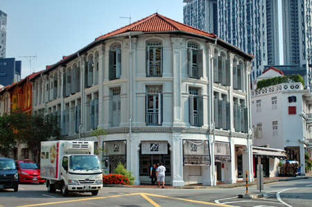 Telok Ayer Old Buildingのeditorial素材