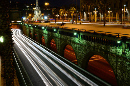 Barcelona at night