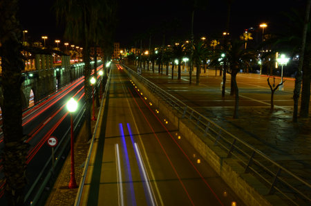 Barcelona at night