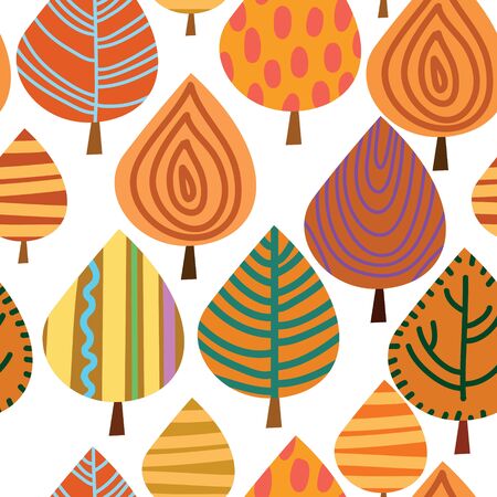 Seamless pattern with leafs, abstract leaf texture, endless background.Seamless pattern can be used for wallpaper, pattern fills, web page background, surface textures.のイラスト素材