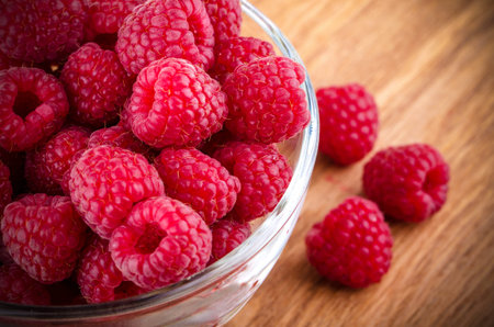 fresh raspberries
