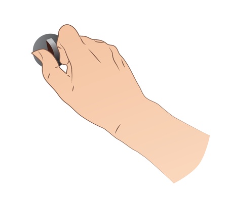 Hand Turning A Switchのイラスト素材