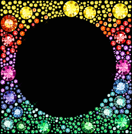 Gem Frameのイラスト素材