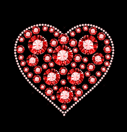 Gem Heartのイラスト素材
