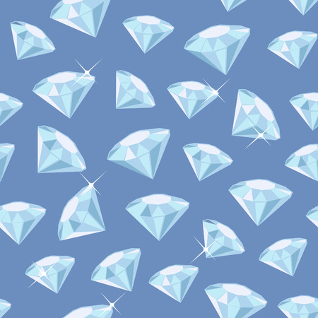 Seamless pattern made of diamondsのイラスト素材