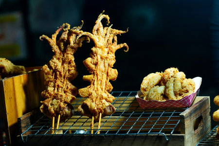 Batter fried Giant Squid ,Giant Squid.