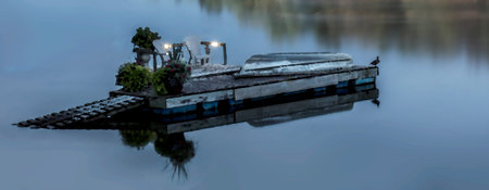 Floating Dockの写真素材