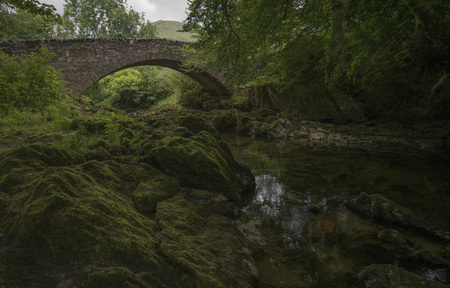 Scotland Old Stone Bridgeの写真素材