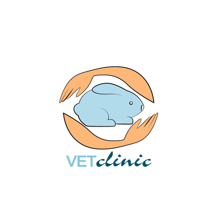 pet care logo vector illustrationのイラスト素材