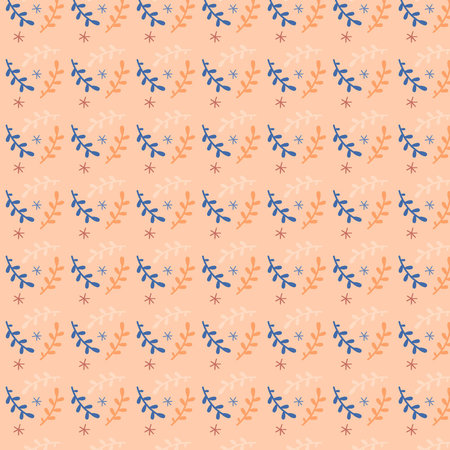 Winter flowers, seamless pattern, ready for wrapping paper, fabrics and backgrounds. Gentle pattern.