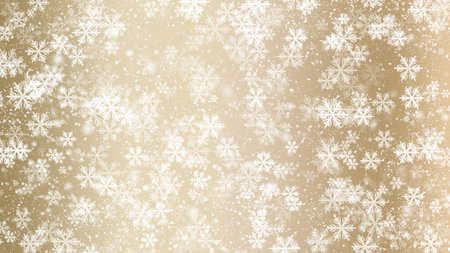 background with beautiful snowflakes for new year and christmasの写真素材