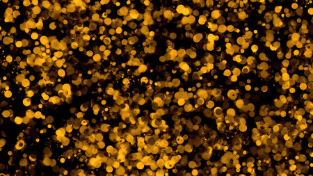beautiful light festive flashes on a black background