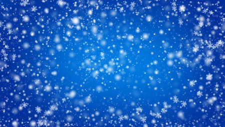 background with beautiful snowflakes for new year and christmasの写真素材