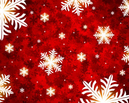 background with beautiful snowflakes for new year and christmasの写真素材