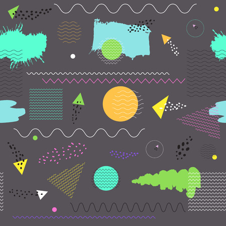 Trendy geometric vector backgroundのイラスト素材