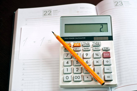 Calculationの写真素材