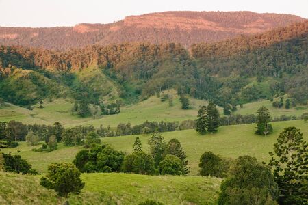 Mt Razorback in Beaudesert,Lost World Valley,QLD,Australiaの写真素材