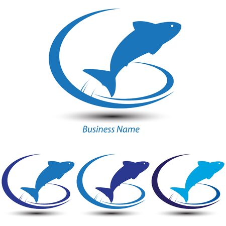 logo fishのイラスト素材