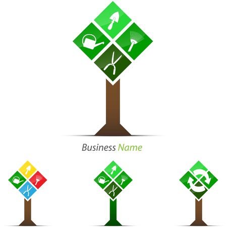 logo treeのイラスト素材