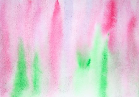 Abstract watercolor background with colorful different layers on paper texture の写真素材