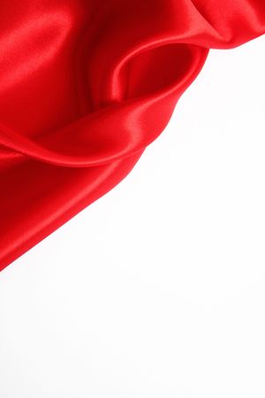 Smooth Red Silk can use as background の写真素材