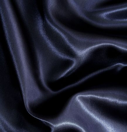 Smooth elegant black silk can use as background の写真素材