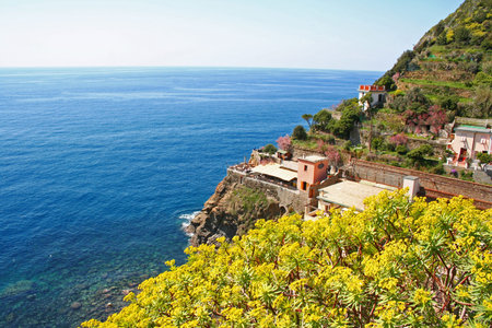 Italy. Cinque Terre. Village of Riomaggiore