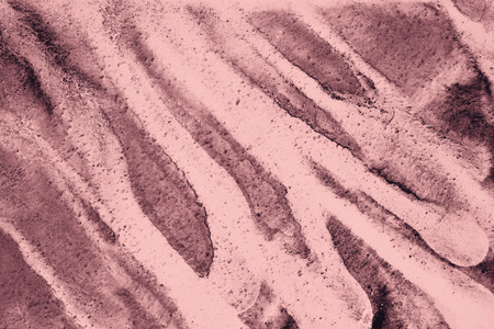 Abstract pink watercolor on paper texture can use as backgroundの写真素材