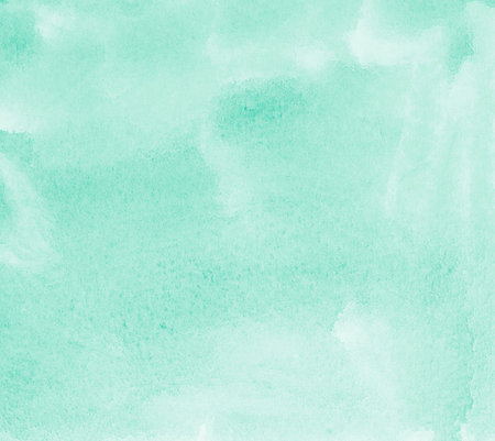 Abstract green watercolor on paper texture can use as background