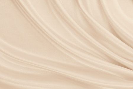 Smooth elegant golden silk or satin luxury cloth texture can use as wedding background. Luxurious background design. In Sepia toned. Retro styleの写真素材