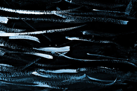 Abstract blue watercolor on paper texture can use as background design