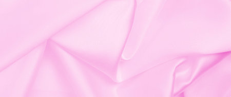 Smooth elegant pink silk or satin texture can use as wedding background. Luxurious valentine day background designの写真素材