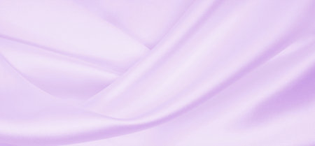 Smooth elegant lilac silk or satin texture can use as wedding background. Luxurious valentine day background designの写真素材