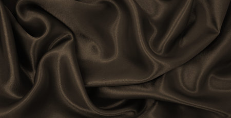 Smooth elegant brown silk or satin luxury cloth texture can use as abstract background. Luxurious background design.  In Sepia toned. Retro styleの写真素材