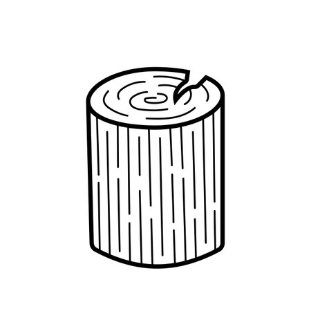Hand drawn stamp icon. Vector illustration in doodle sketch style isolated on white background.のイラスト素材