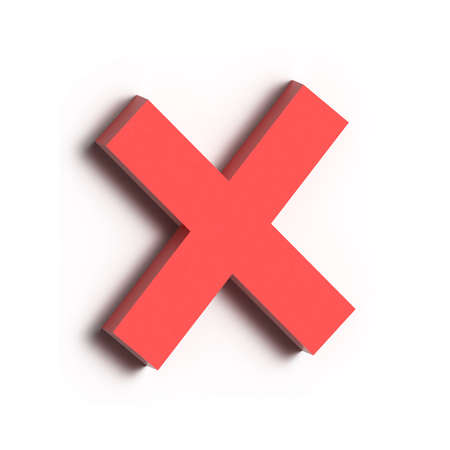 red cross. 3D render illustration.の写真素材