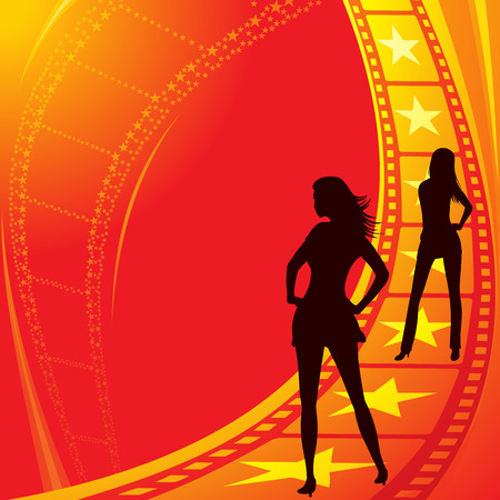 Become movie starsのイラスト素材