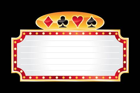 Casino neon のイラスト素材