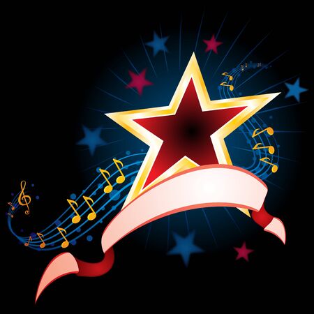 Music backgroundのイラスト素材