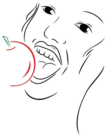 Healthy dietのイラスト素材