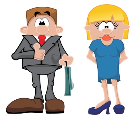 Cartoon peopleのイラスト素材