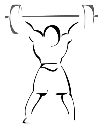 Weight lifterのイラスト素材