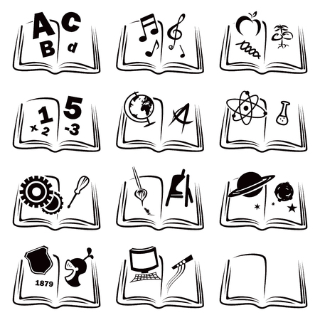Learning iconsのイラスト素材