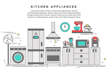 Smart home appliances, future digitalのイラスト素材