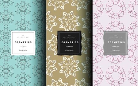 Vector set of design elementsのイラスト素材