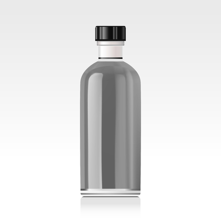 Realistic essential oil bottle. Mock up.のイラスト素材