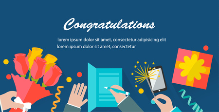 Festive background with bunch of rose flowersのイラスト素材