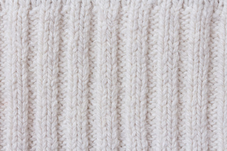 Warm white Knitted Items with Braids and Pattern