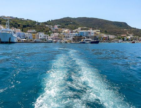Beautiful view of the island of Mykonos, Greeceの写真素材