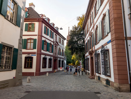 The old streets of Basel.